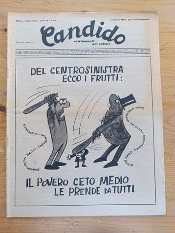Candido – Lotto di 8 riviste originali del 1969 –