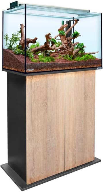 Aquatank 82x40x50cm aquarium + meubel cherry, Dieren en Toebehoren, Ophalen of Verzenden, Nieuw, Leeg aquarium