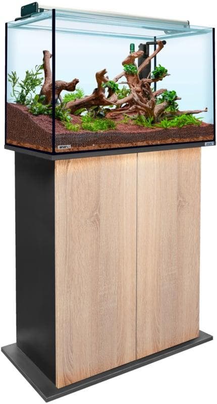 Aquatank 82x40x50cm aquarium + meubel cherry, Dieren en Toebehoren, Vissen | Aquaria en Toebehoren, Leeg aquarium, Nieuw, Ophalen of Verzenden