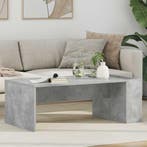 vidaXL Salontafel Beton Grijs 95 x 50 x 34 cm Bewerkt hout, Huis en Inrichting, Verzenden, Nieuw