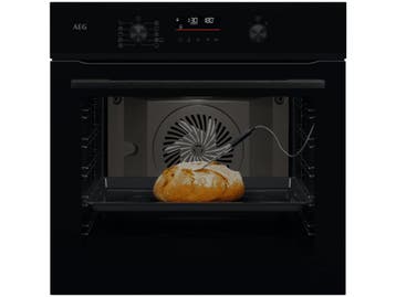 AEG BE3200B - Inbouwoven - 6000 SenseCook Aqua Clean - zwart, Verzenden, Zo goed als nieuw