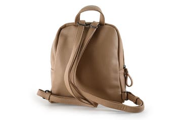 Tom Tailor Rugzak Beige, Handtassen en Accessoires, Tassen | Rugtassen, Verzenden, Zo goed als nieuw, 25 tot 40 cm, 30 tot 45 cm