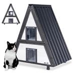MaxxPet Kattenhuis - Kattenhok voor buiten - Houten katte..., Dieren en Toebehoren, Ophalen of Verzenden, Nieuw