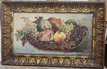 Escuela Impresionista Europea (XIX) - Bodegón de Frutas, Antiek en Kunst
