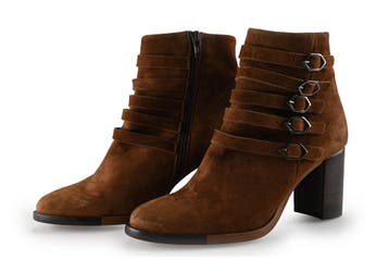 Zinda Enkellaarzen in maat 36 Bruin, Kleding | Dames, Schoenen, Bruin, Verzenden, Lage of Enkellaarzen, Zo goed als nieuw