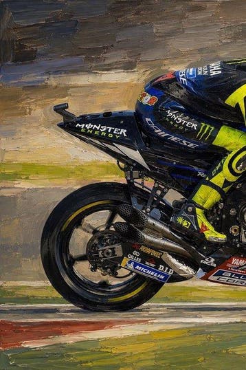 Alberto Ricardo (XXI) - Inclinación Perfecta: Rossi y la, Collections, Marques automobiles, Motos & Formules 1