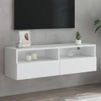 vidaXL Tv-wandmeubel 100x30x30 cm bewerkt hout wit, Huis en Inrichting, Kasten |Televisiemeubels, Verzenden, Nieuw