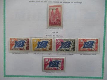 Frankrijk 1958/1959 - Dienstzegels, geavanceerde collectie, Postzegels en Munten, Gestempeld