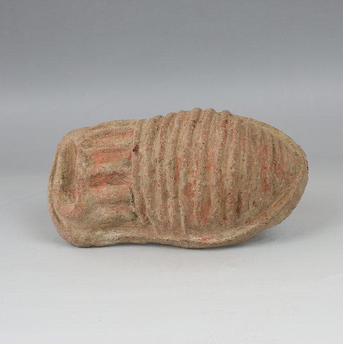 Etruscan Aardewerk Anatomisch votiefmodel van een baarmoeder, Verzamelen, Mineralen en Fossielen