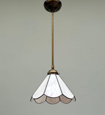 Plafondlamp - Glas-in-lood - Art Deco stijl hanglamp