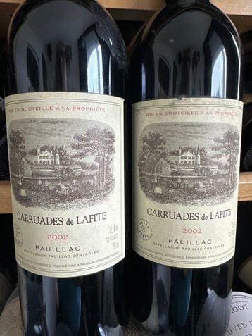 2002 Carruades de Lafite, 2nd wine of Chateau Lafite, Verzamelen, Nieuw