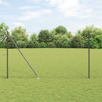 vidaXL zeshoekig gaasgek met palen 25 x 1,5 m PVC-Coated, Verzenden, Nieuw