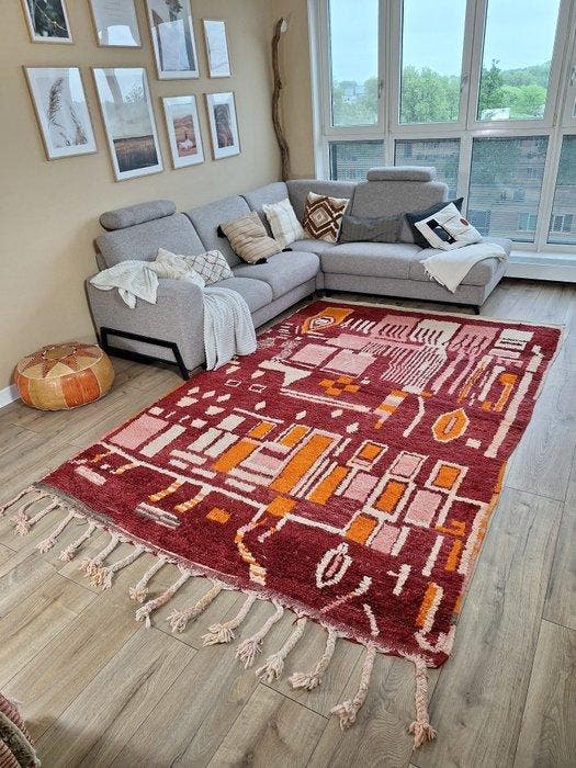 Berbertapijt vloerkleed Beni Mellal-tapijt - Tapijt - 290 cm, Maison & Meubles, Ameublement | Tapis & Moquettes