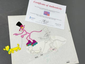 Friz Freleng - Cellule danimation originale et dessin du