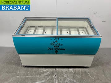 Verrijdbare Combisteel Curacao Schepijsvitrine 10 bakken, Zakelijke goederen, Ophalen of Verzenden, Nieuw in verpakking