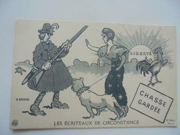 De oorlog 1914-18, satirische illustrator Aurrens -, Gelopen