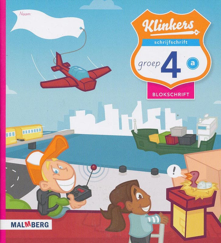 Klinkers schrijfschrift Blokschrift 4A (per stuk), Livres, Livres scolaires, Envoi
