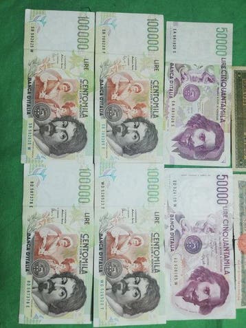Italië. - 12 banconote Lire - anni vari (Zonder
