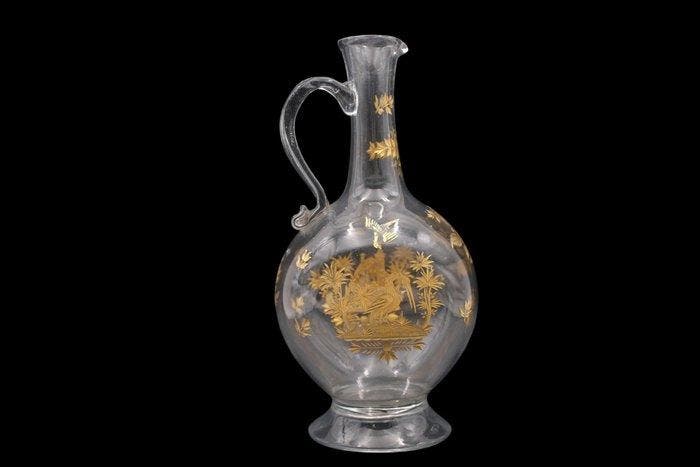 Kruik - Glas - 19e eeuw, Antiek en Kunst, Antiek | Glaswerk en Kristal