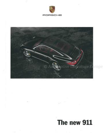 2009 PORSCHE 911 CARRERA & TARGA HARDCOVER BROCHURE ENGELS