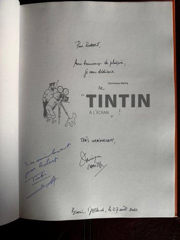 Tintin - Tintin à lécran - 1 Album - Édition limitée -, Livres