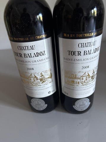 2008 Chateau Tour Baladoz - Saint-Émilion Grand Cru - 2, Collections, Vins