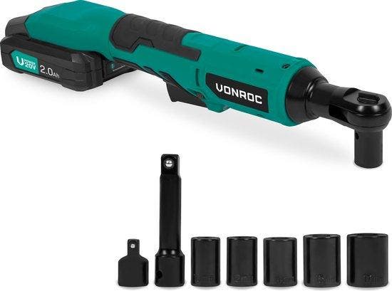 2dekans | VONROC Accu ratelsleutel – 20V – 50Nm – 3/8” –, Bricolage & Construction, Outillage | Autres Machines, Enlèvement ou Envoi