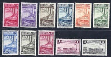 Belgique 1935 -  Centenaire des chemins de fer belges ( -, Timbres & Monnaies
