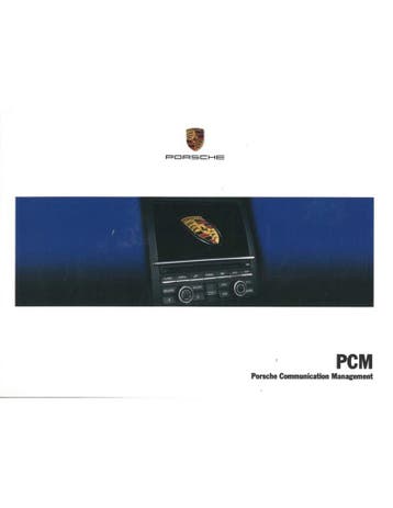 2012 PORSCHE PCM INSTRUCTIEBOEKJE NEDERLANDS, Ophalen of Verzenden