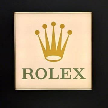 ROLEX verlicht reclamebord - Lichtbord - Rolex verlicht