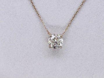 Halsketting - 14 karaat Geel goud - 1.40ct. tw. Diamant, Nieuw