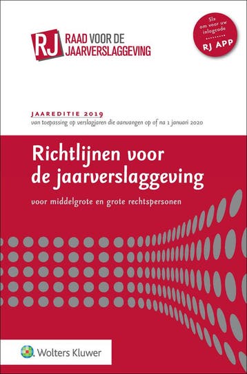 Richtlijnen voor de jaarverslaggeving, middelgrote en grote, Boeken, Verzenden, Gelezen, Wolters Kluwer Nederland B.V.