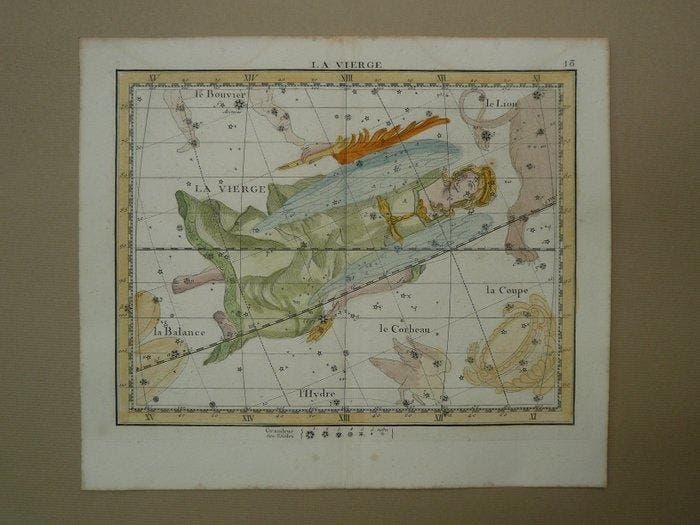 Heaven - Constellation / Virgin; John Flamsteed / M.J., Boeken, Atlassen en Landkaarten