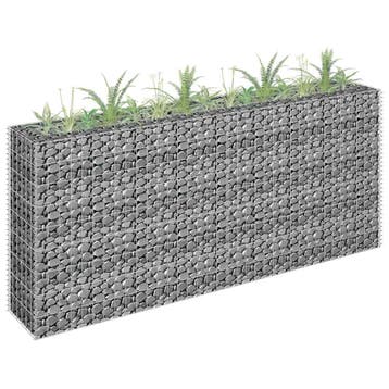 vidaXL Gabion plantenbak verhoogd 180x30x90 cm, Verzenden