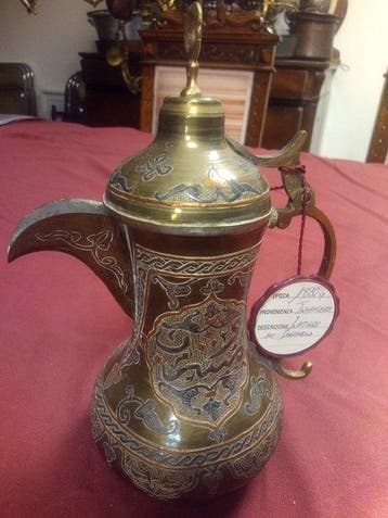 Zeer zeldzame dellah - Arabische koffie- en theepot uit de, Antiek en Kunst