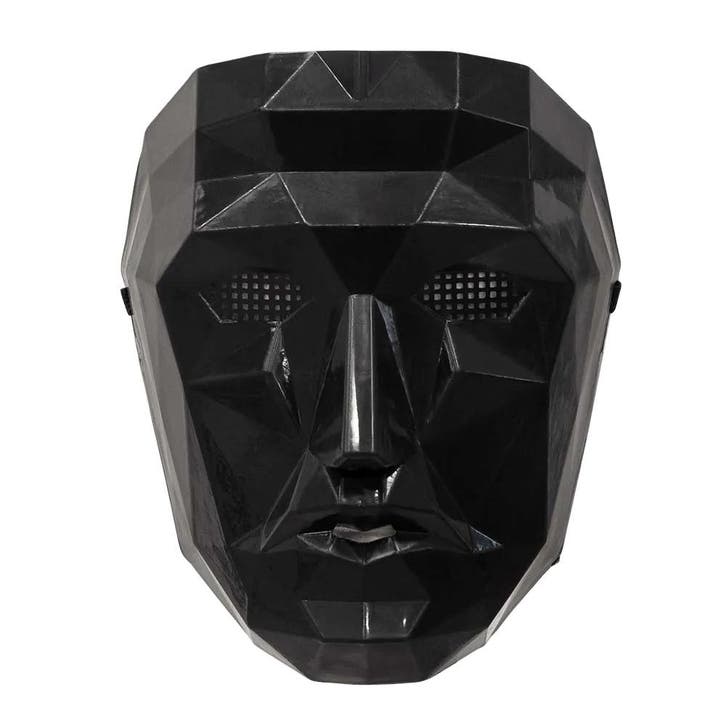 Masker Zwart Leider Squid Game, Hobby & Loisirs créatifs, Articles de fête, Envoi