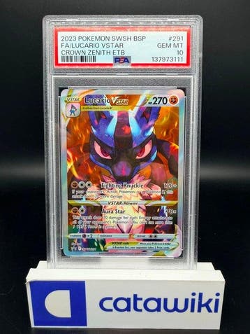 Pokémon - 1 Graded card - Lucario VSTAR SWSH291 PSA 10 -, Nieuw