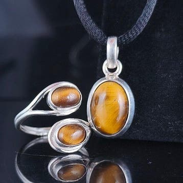 Tijgeroog Sieraden- 6.9 g - (2)