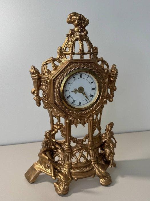 Figurale pendule - Table clock, mantel clock in Baroque, Antiek en Kunst, Antiek | Klokken