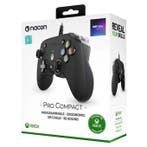 Nacon Xbox Controller PRO Compact Wired - Zwart, Games en Spelcomputers, Spelcomputers | Xbox One, Ophalen of Verzenden, Zo goed als nieuw