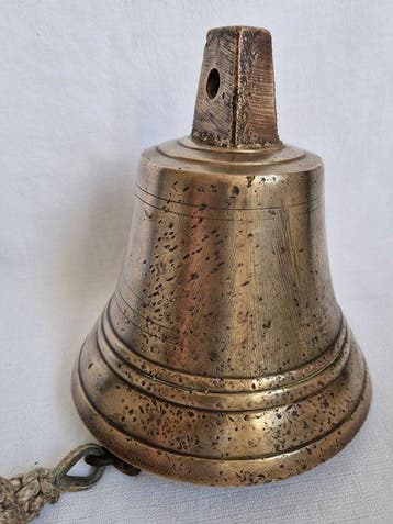 Cloche de quart - Bronze - Met allemansend, Antiquités & Art