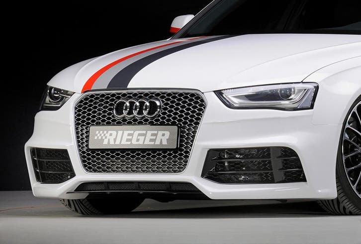 Rieger voorbumper | A4 (B8/B81): 01.12- (vanaf Facelift) - L, Autos : Pièces & Accessoires, Carrosserie & Tôlerie, Envoi