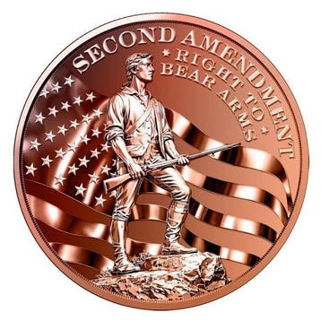 Verenigde Staten. 2027 1 oz Dont Tread on Me Round (In