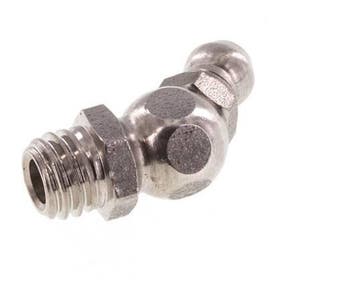 Graisseur Angulé À 45° Acier Inoxydable M8x1.25 DIN 71412, Bricolage & Construction, Verzenden