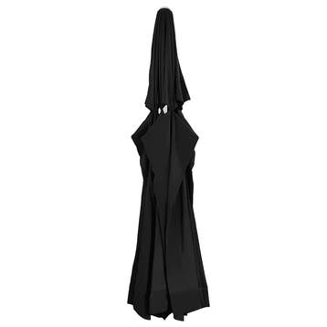 vidaXL Vervangingsdoek voor parasol 610 cm zwart, Verzenden, Nieuw