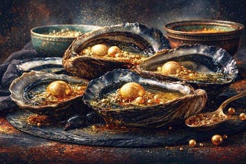 Iconica - Golden Pearl Oysters - Unique 1/1 XXL (100 x 150