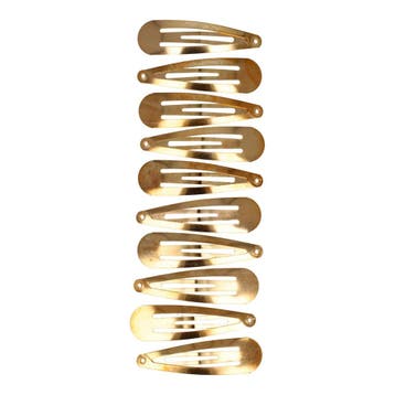 Haarspeld Klikklak 5cm - Basic - Goud - Set van 10