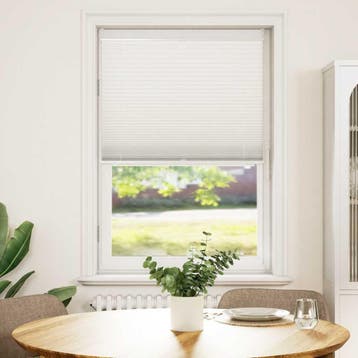 vidaXL Plisséjaloezie 90x125 cm wit, Huis en Inrichting, Verzenden, Nieuw