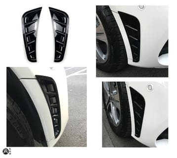 LUCHTINLAAT FRONTSPOILER ZWART VOOR MERCEDES W205 C-KLASSE +, Verzenden, Nieuw