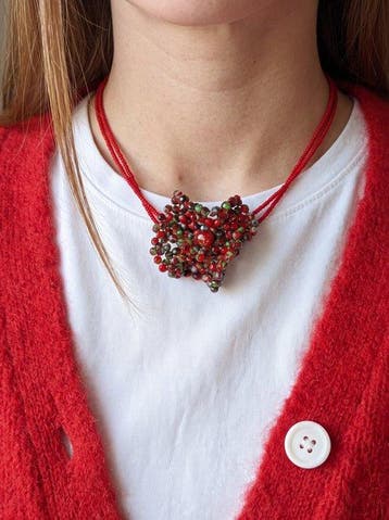Murano-glas - Choker halsketting - Fiore Intessuto, Prinses